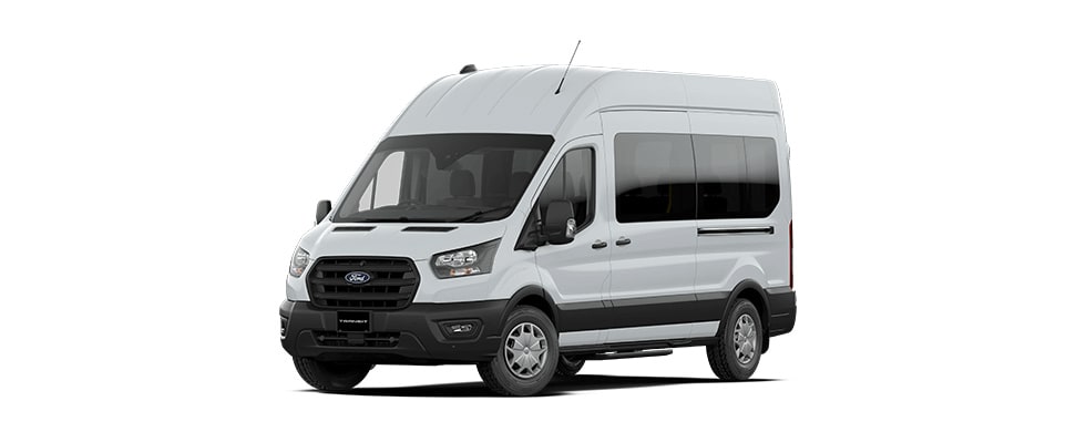 ford-white-12-seat-transit-bus-sideview