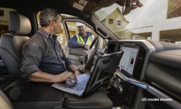 Ford F-150 room to work