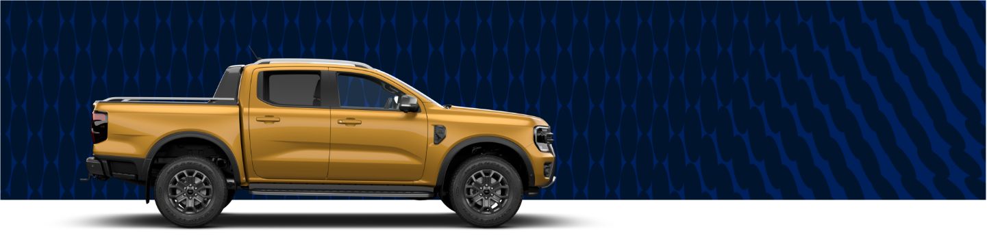 Rear-view of Ford Ranger