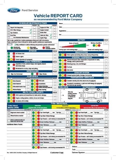 Ford Maintenance Schedule Pdf - Greatest Ford