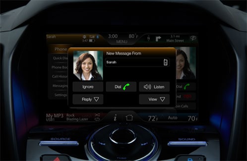 listening to text message