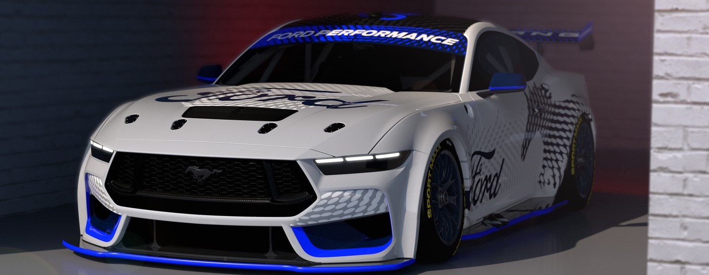 Ford Mustang Racecar Front View