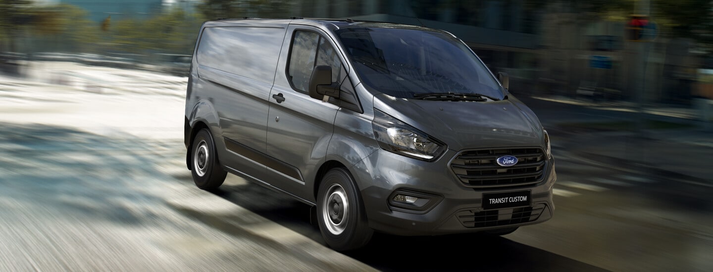 grey transit van
